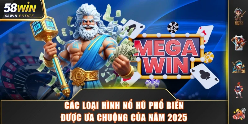 Ảnh đại diện các loại hình nổ hũ