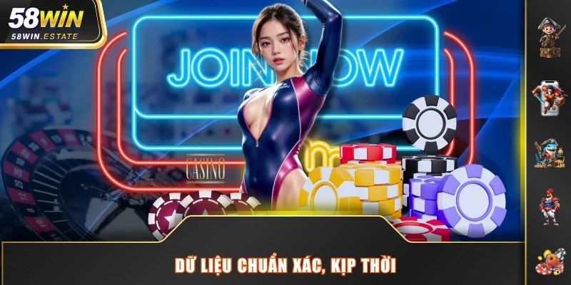 Dữ liệu chuẩn xác, kịp thời